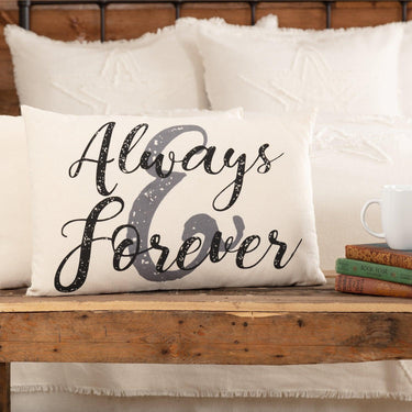 Casement Natural Always and Forever Pillow 14x22 VHC Brands - The Fox Decor